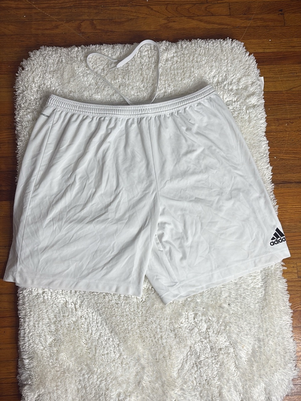 adidas Men’s White Athletic Training Shorts
